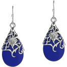 Floral Vine Ornate Teardrop Natural 